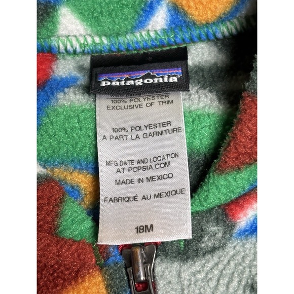 Patagonia Baby Synchilla Fleece Vest 18M Infants - Picture 5 of 9